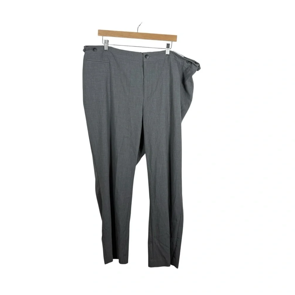 NWT Catherine’s Plus Jayne Straight Leg Pants in Grey Size 24W